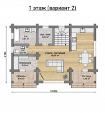 Дом из бревна VZ-131